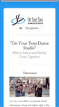 Mobile Screenshot of danceonyourtoes.com